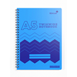 Silvine Twin Wire Polyprop Notebook A5 160 Pages Assorted Colours